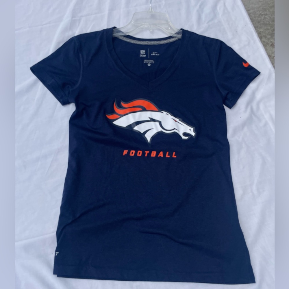 Denver Broncos Nike Dri-Fit V-Neck Shirt